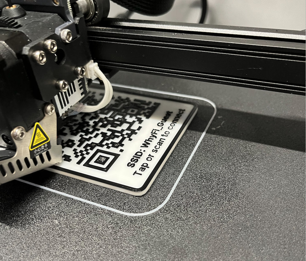 Scan Tag Wifi Password QR Code & NFC Tag - Tap or Scan to Connect. Perfect for ...