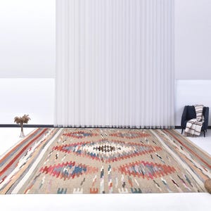13x15 Area Rug, 13x15 Jute Persian Kilim Rug, Oversized Kilim Rug, Large Area Rug, 13x15, Persian Handmade Kilim, 13x15 Rug, Kilim Rug 13x15