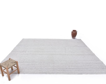 Alfombra de área 8x10, Kilim de gran tamaño 8x10, Alfombra Kilim de yute de gran tamaño 8x10, Alfombra Kilim de gran tamaño, Alfombra de área grande, Alfombra de yute de lana hecha a mano, Alfombra 8x10, Regalo
