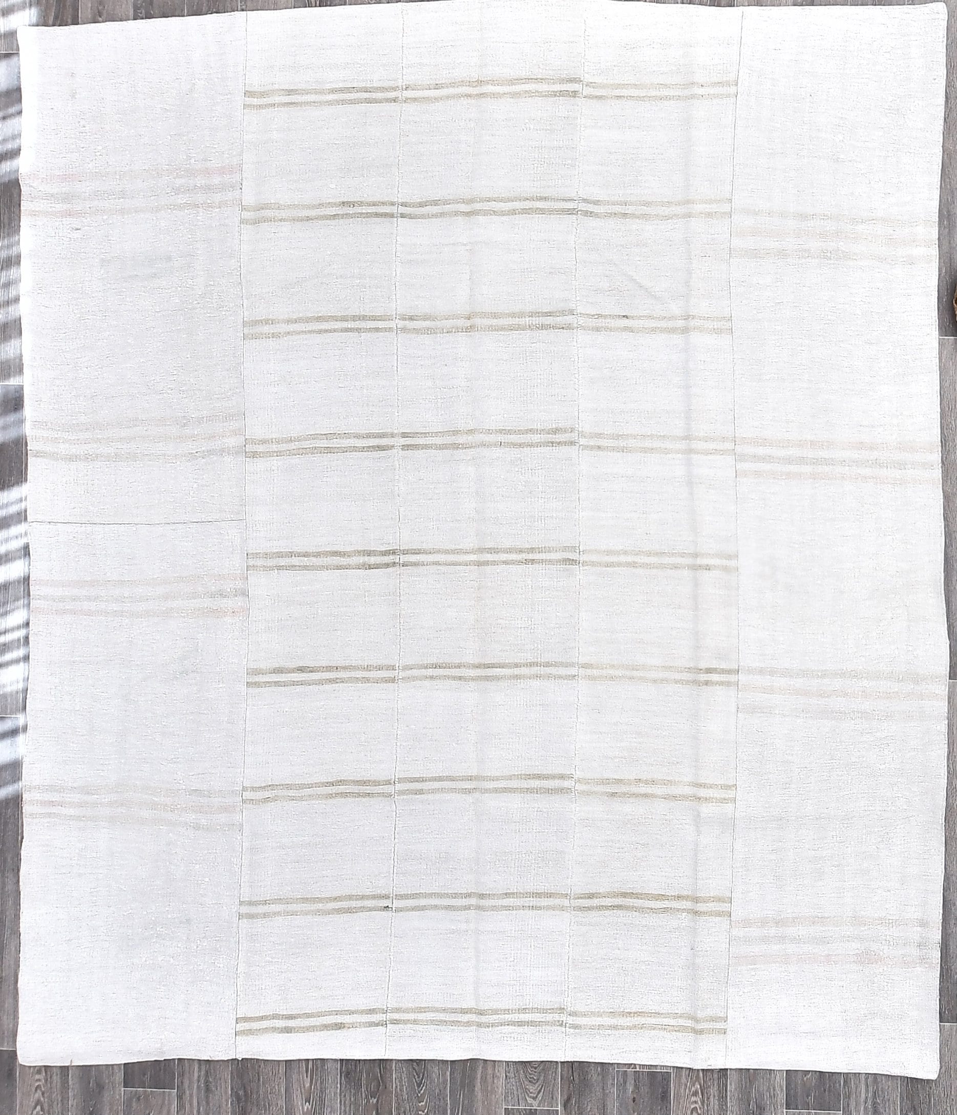 9x10 Rug, 9x10 White & Beige Vintage Rug, Oversize Vintage Rug, Large ...