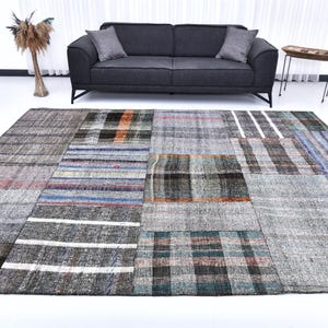 8x10 Teppich, 8x10 Kelim Teppich, 8x10 Kelim Teppich, Handgefertigter Kelim Teppich, Kelim Teppich, Handgefertigter Kelimteppich, Antik, Kelim Teppich