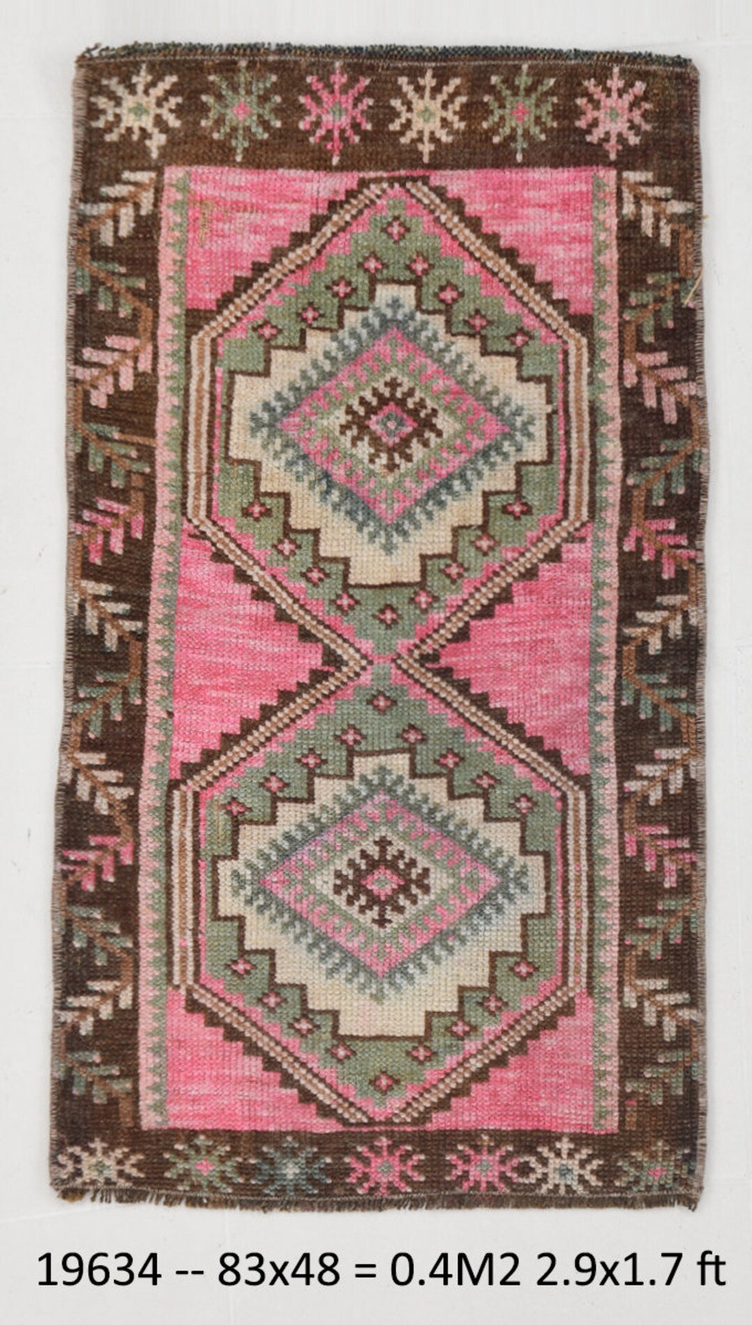 1'7x2'9shabby Chic Bathroom Rug 2x3 Etsy