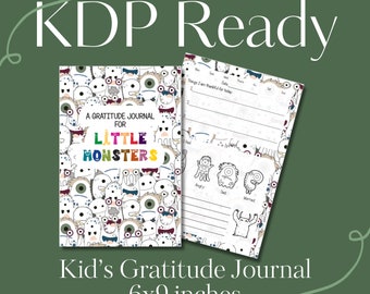 KDP Interior Kid's Gratitude Journal Thanksgiving Diary Fun For Children Mindfulness Encourage Positive Thinking Children Mindful Kids