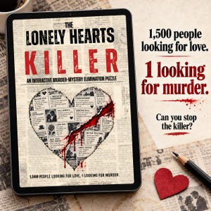 The Lonely Hearts Killer - A Murder Mystery Elimination Puzzle (digital version)