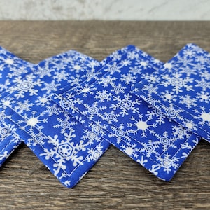 Reversible Fabric Coasters I Set of 4 Coasters