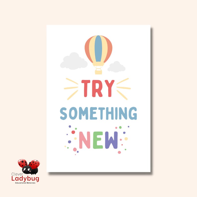 Printable Motivational Charts for Kids Nursery Posters Set - Etsy