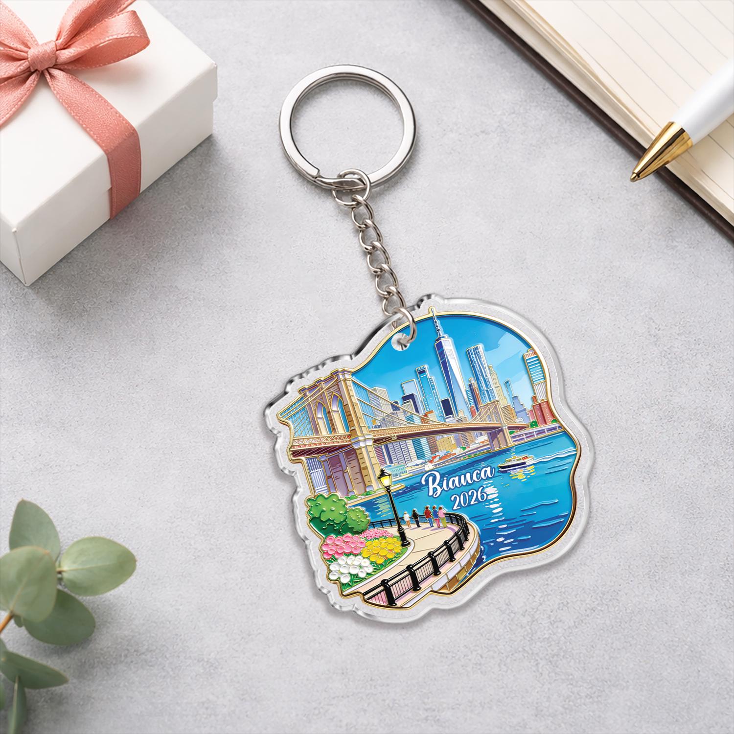 New york keychain - Etsy 日本