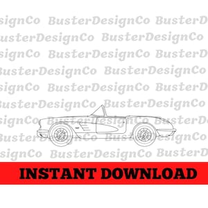 C1 Corvette SVG/PNG