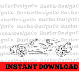 C8 Corvette SVG/PNG