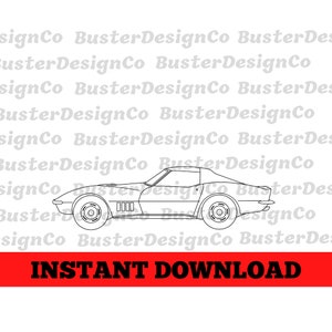 C3 Corvette SVG/PNG