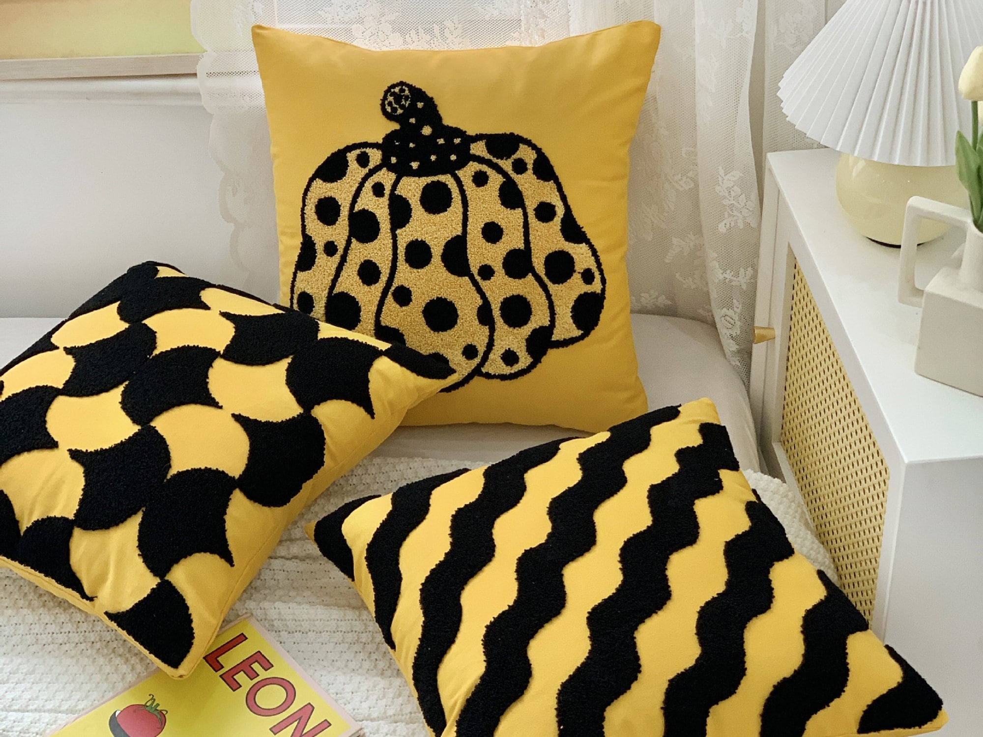 Pumpkin Trio - Decorative Pillow Cover - 18x18 inches – Cotton and Crate
