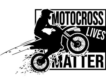 Motocross Design File - SVG File - CNC Routing - CNC Plotting