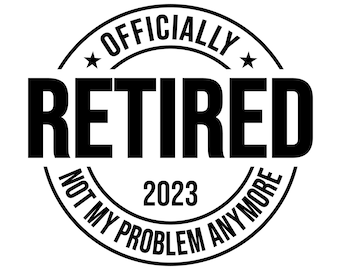 Officially Retired Design File - SVG File - CNC Routing - CNC Plotting