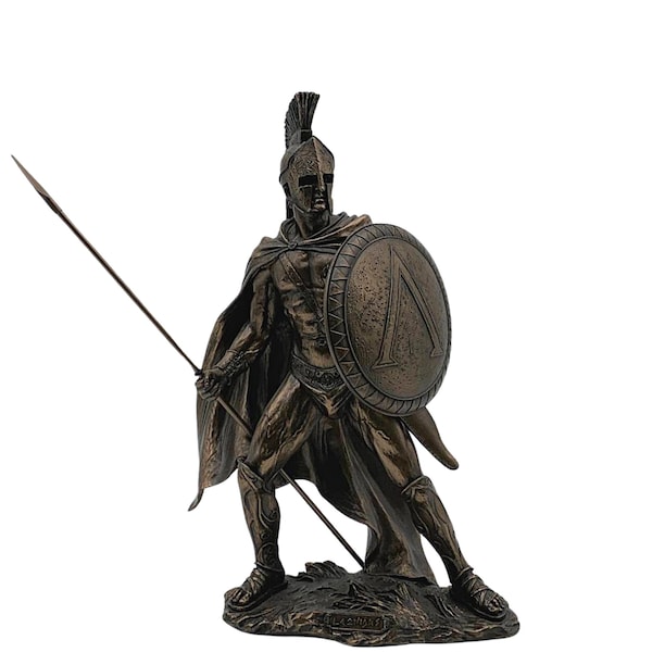 Sculpture du Roi Léonidas, chef légendaire, Souvenirs de la Bataille des Thermopyles, Figurine détaillée du Guerrier Spartiate