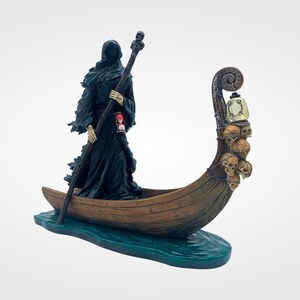 Ancient Greek Charon Statue - Ferryman of the Underworld Figurine - Unique Mythology Decor - Collectible Greek God Statue
