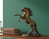 ブロンズ製跳ね馬像 – 高級ホーム＆オフィス装飾 - Etsy 日本