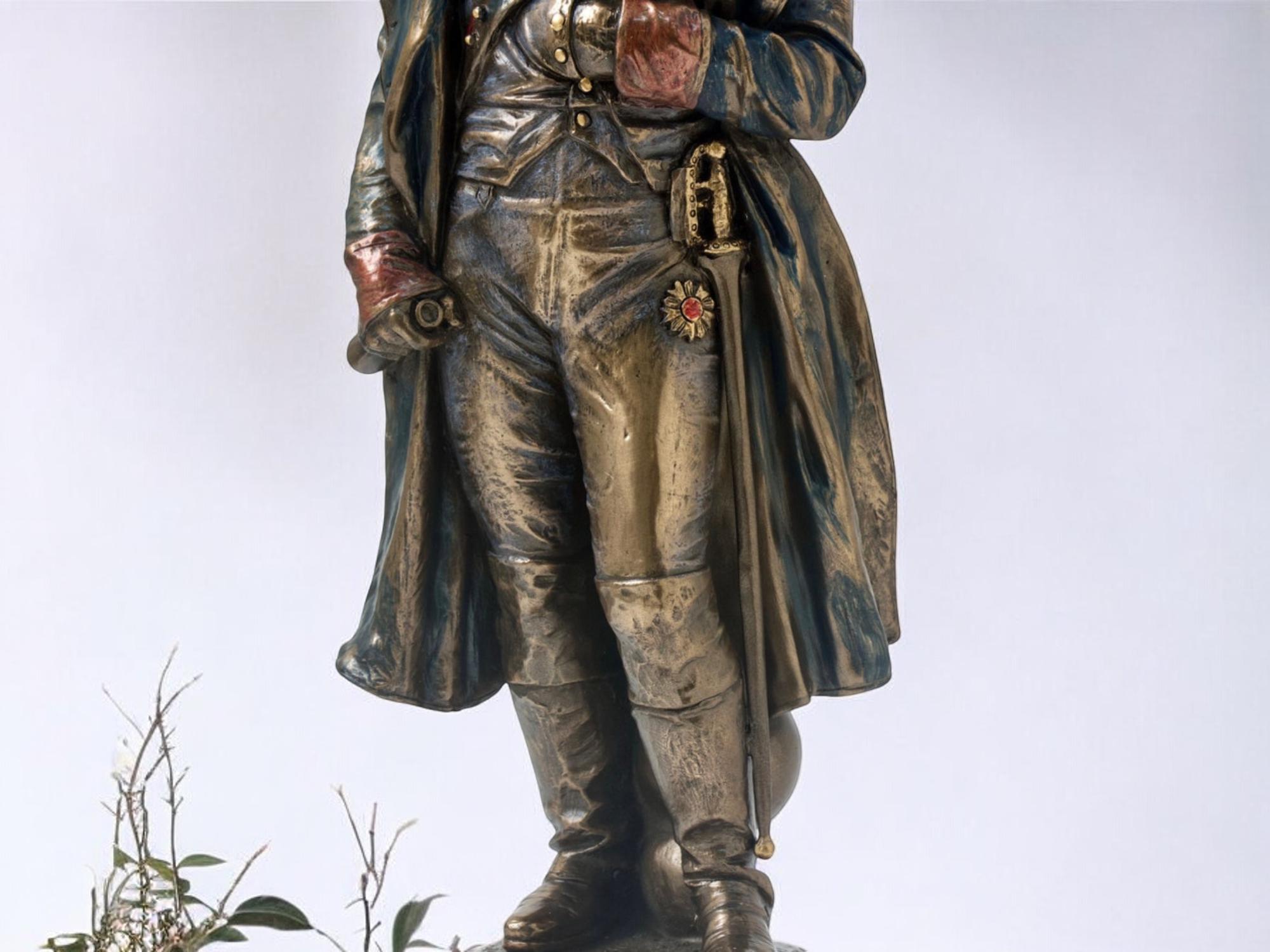 ナポレオン・ボナパルト像：コールドキャストブロンズ製歴史上の人物