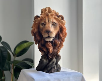 Lion Head Statue