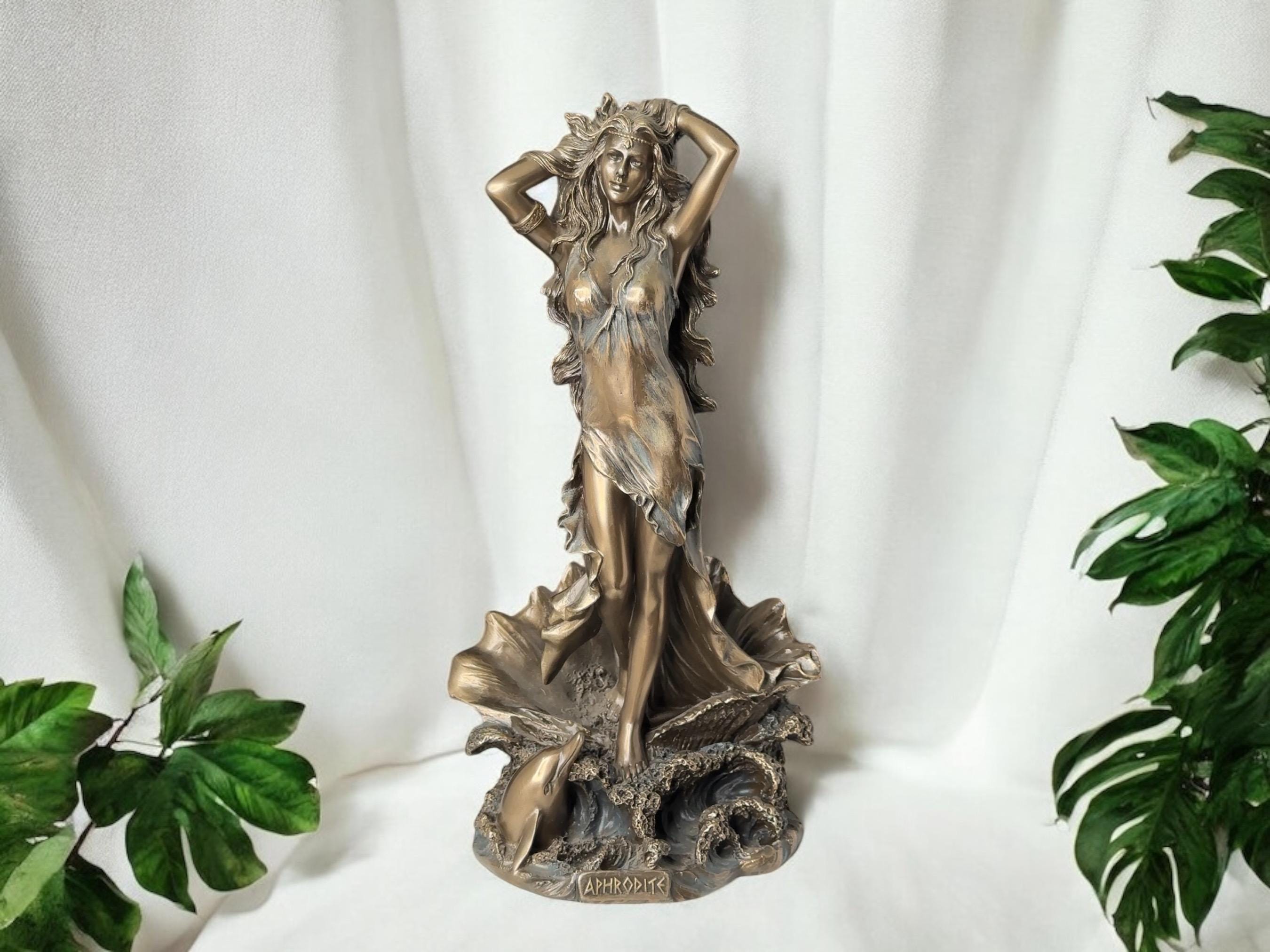 Aphrodite Statue: Bronze Greek Goddess Sculpture, Home Decor - Etsy