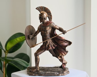 アキレス像、ギリシャ神話の彫刻、古代ギリシャの装飾、トロイの戦闘