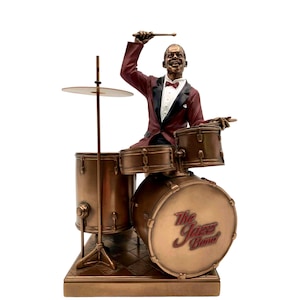 Jazz Drummer Statue - Unique Drummer Gifts, Musician Art Decor, Perfect Drummer Gift Ideas, Gifts for Musicians
