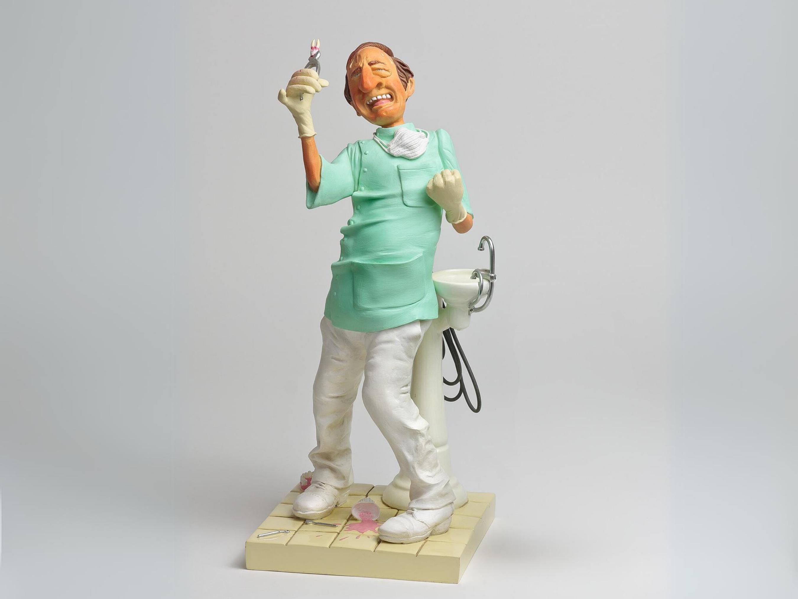Dentist Figurine - Hand-painted Cold Cast Resin Dental Decor - Etsy