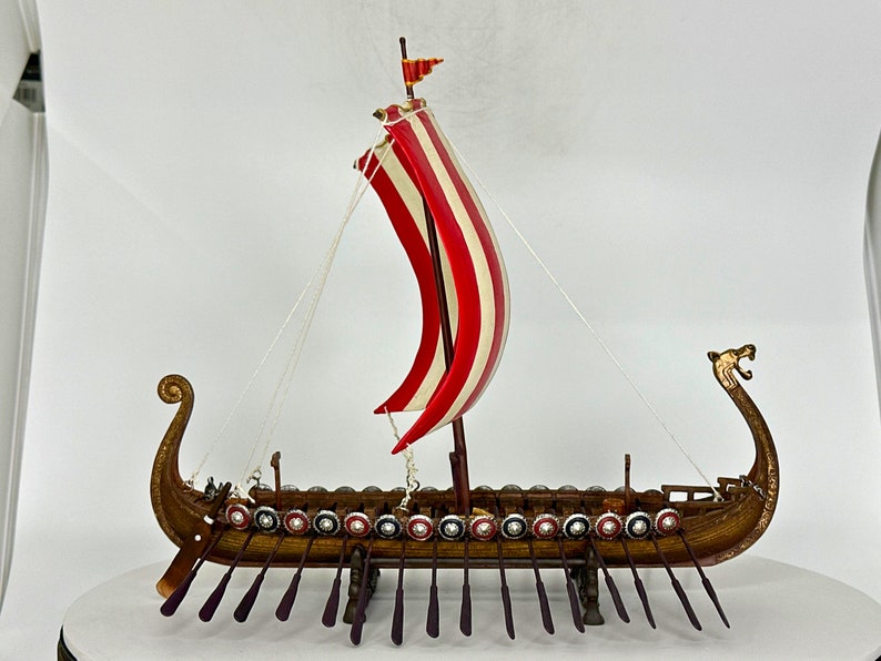 Drakkar Viking Ship Round Rug main image 1