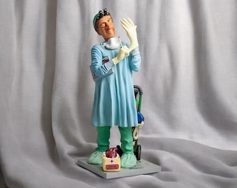 Surgeon Figurine: Unique Medical Gift, Surgical Office Decor