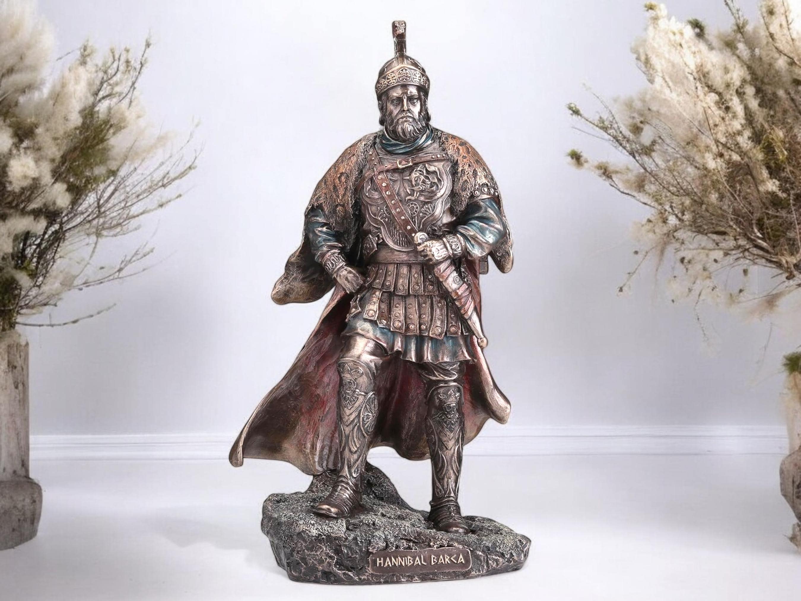 Carthaginian General Hannibal Barca Statue | Historical Figure