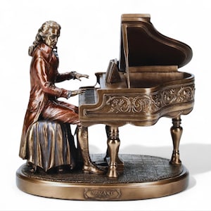 Wolfgang Amadeus Mozart Statue, Musician Room Decor, Gift for Musician