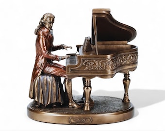 Wolfgang Amadeus Mozart Statue, Musician Room Decor, Gift for Musician