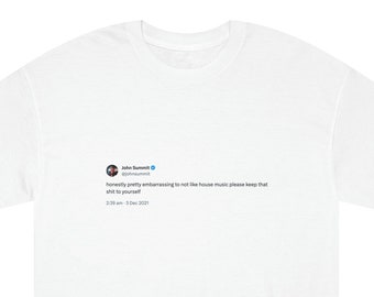 John Summit Tee, John Summit Shirt, House Music T-shirt, Gift For Ravers, Unisex Classic Tee, John Summit Merch, DJ T-Shirt, Rave T-Shirt