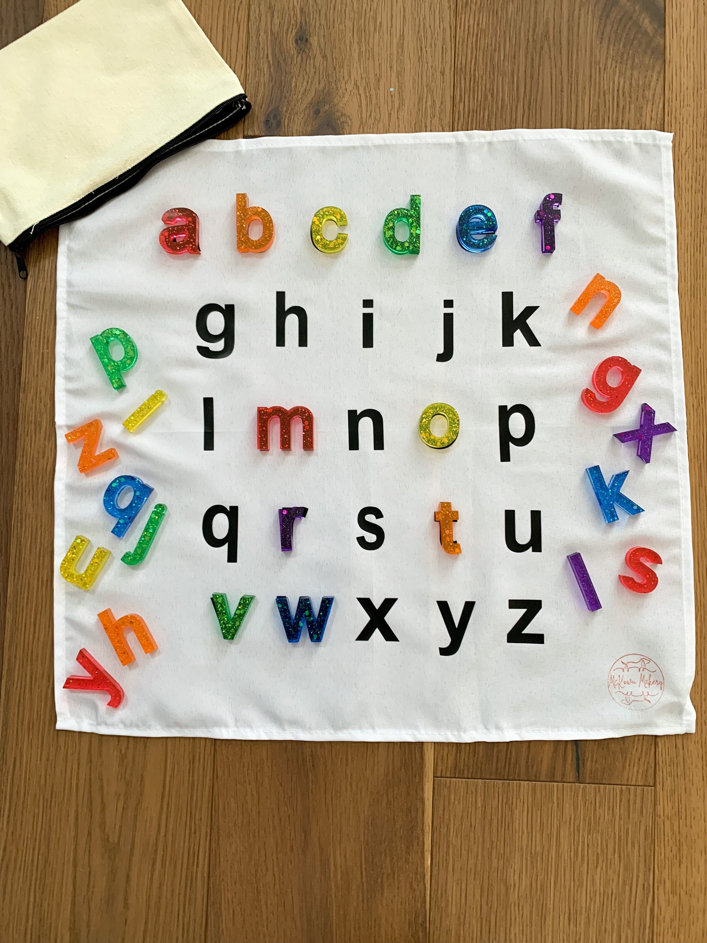 Letter Mat Alphabet Mat Letter Matching Game Letter Play Mat Lowercase