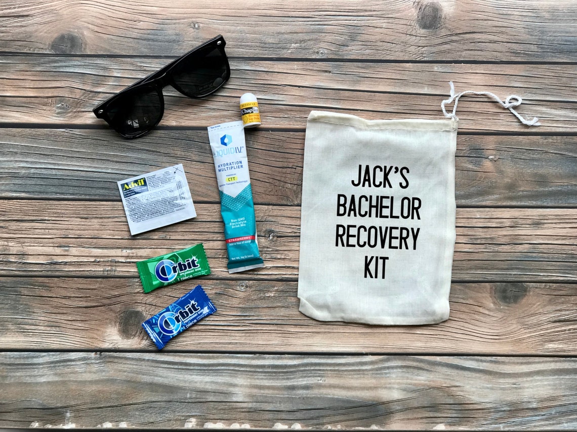 Bachelor Party Hangover Kits Personalized Bachelor Party - Etsy