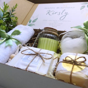 Personalised Pamper Gift Set for Birthdays, Mothers Day, Gift for Her, Get Well Soon, Spa Gift Set, Thank You, New Mum, Self Care Box. image 5