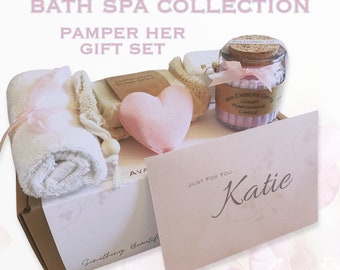 Personalised Pamper Happy Birthday Gifts, Mother’s Day Gift, Gifts for Her, Birthday Gift Set, Spa Gift Set, Thank You Gift, Self Care Box