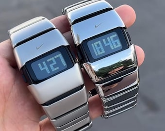 D Line Digital Sport Y2k Style Wrist Watch Swoosh Inspired