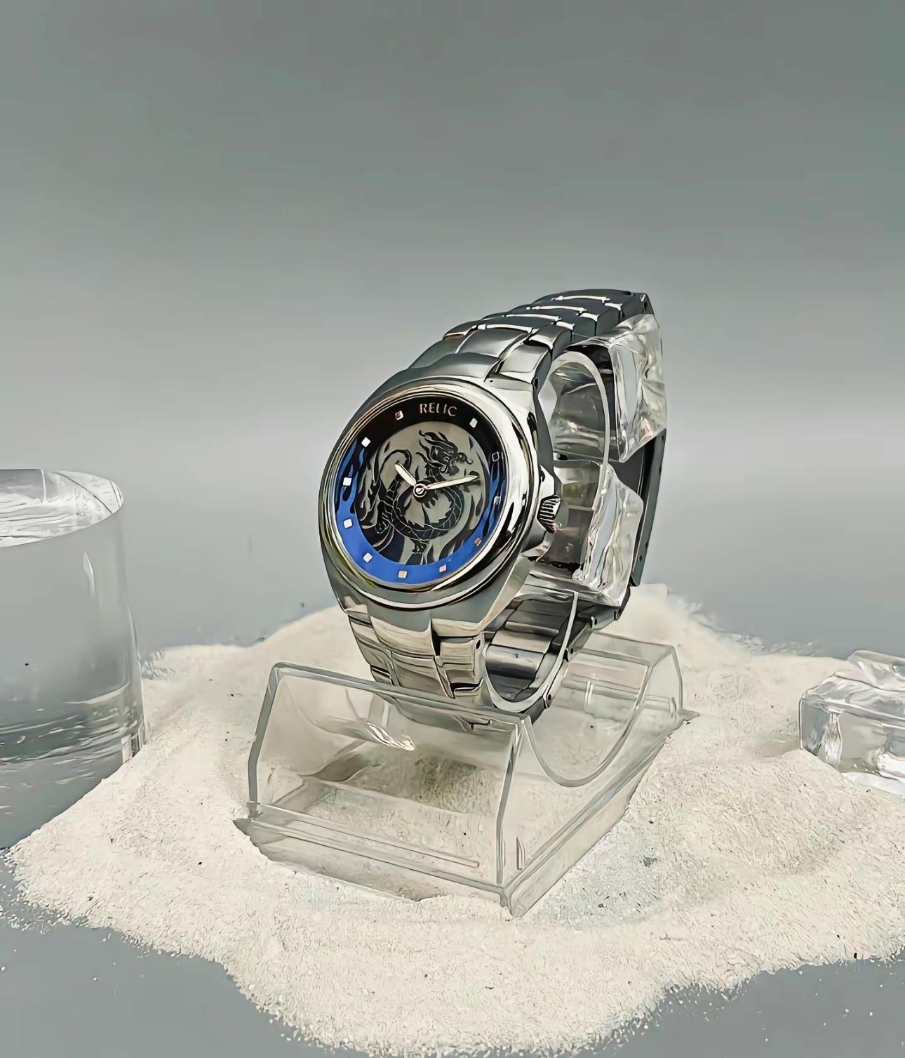 Fossil Relic Big-tic ZR88034 Gents Dragon Animated Dial S/S Fossil Relic Big-tic ZR88034 Gents Dragon Animated Dial S/S