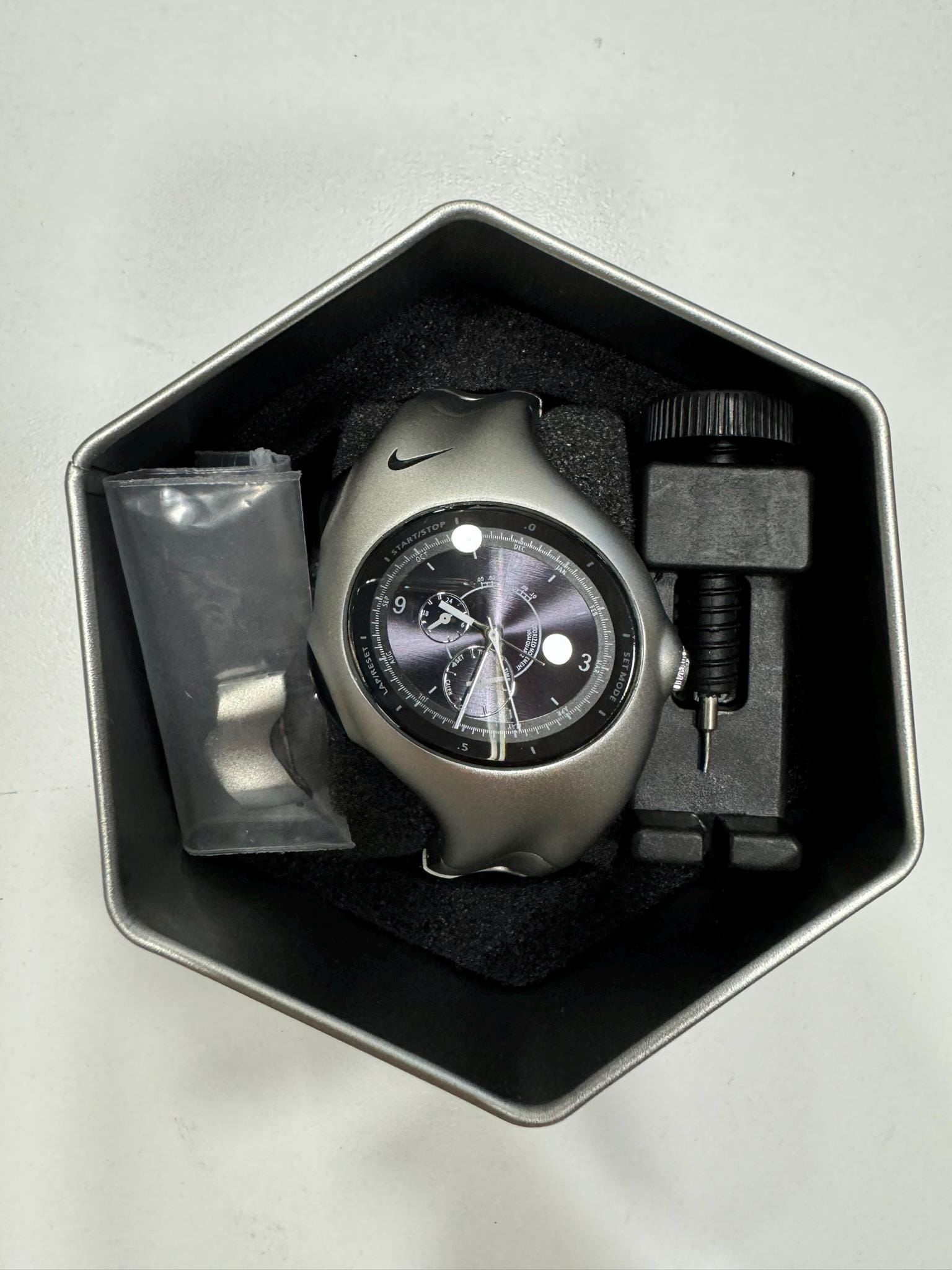 Triax Armored Chrono Black Dial Stainless Steel Watch Triax Armored Chrono Black Dial Stainless Steel Watch