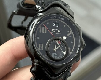 Oakley Judge 2 Chronograph Black Dial Swiss Wrist Watch 2004 Oakley Judge 2 Chronograph Black Dial Swiss Wrist Watch 2004