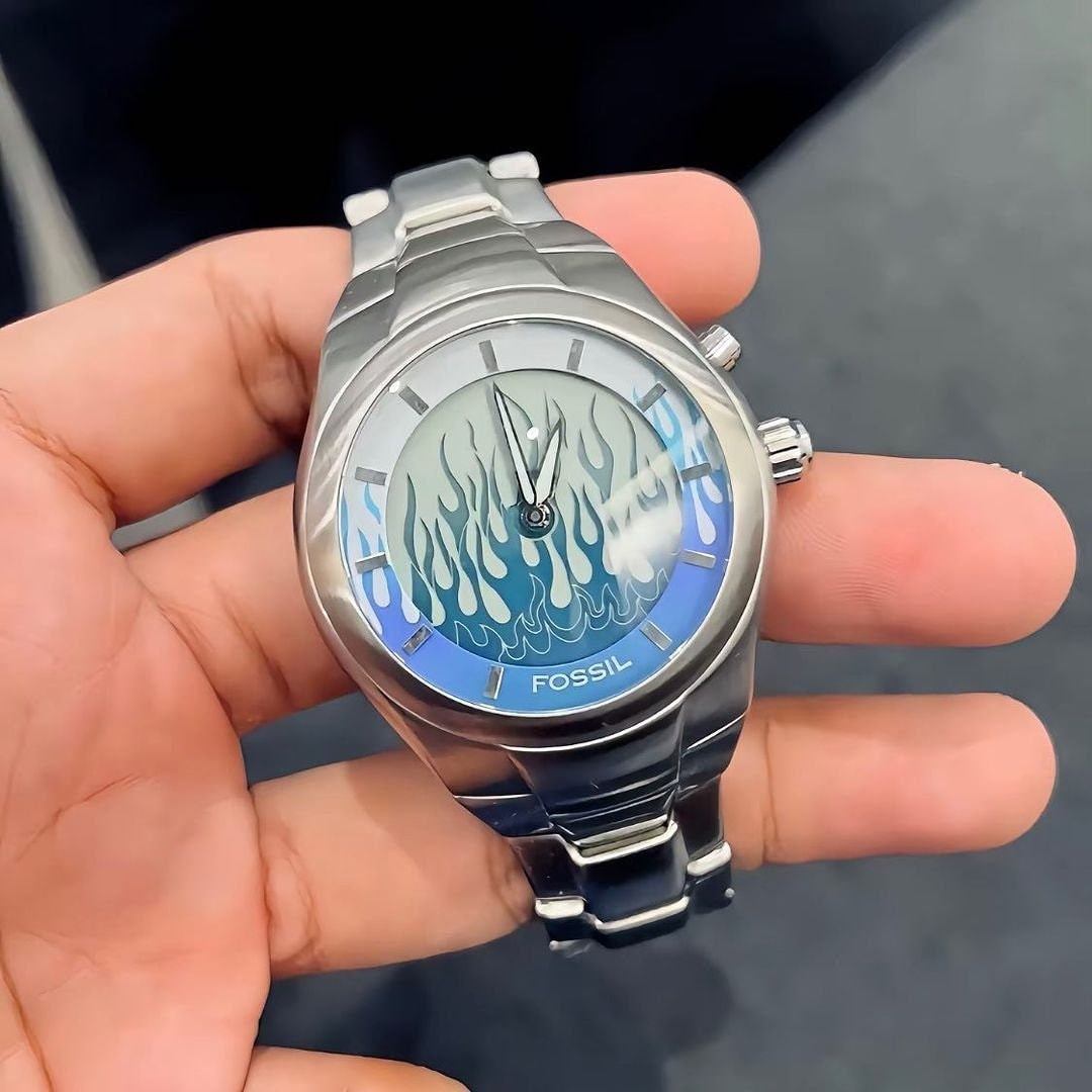 Fossil Big Tic Blue Flame Digital Animated Vintage Wrist Watch JR-8222 - Etsy Hong Kong Fossil Big Tic Blue Flame Digital Animated Vintage Wrist Watch JR-8222 - Etsy Hong Kong