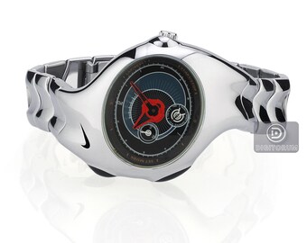 Nike Timing triax ARMORED ブラックダイヤル 時計 Triax Armored Chrono Black Dial Stainless Steel Watch