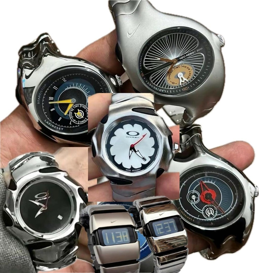 Relojes de pulsera estilo Nike y Oakley Y2k Precio unico Alabaster Triax D Line Judge Blade etc. Bootleg Etsy Espana