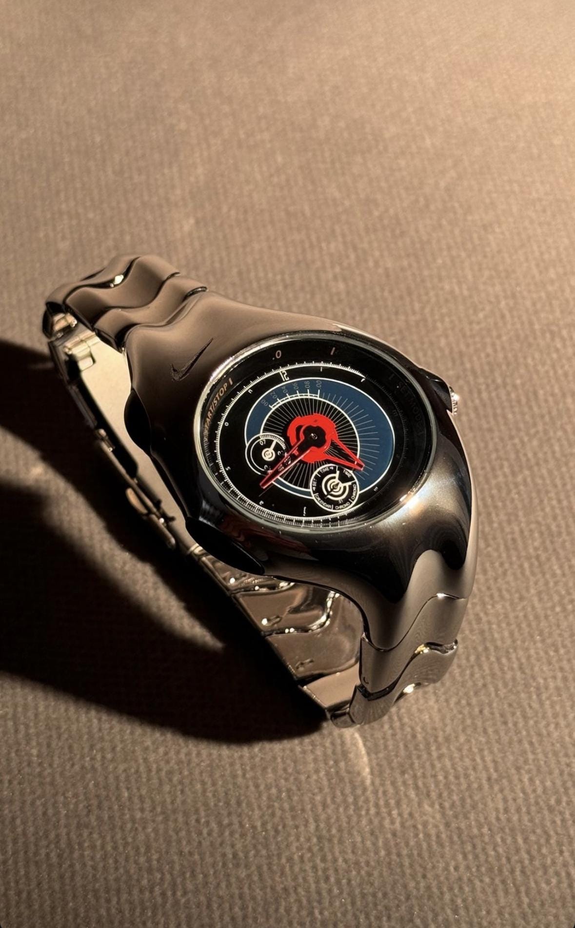 Triax Armored Chrono Black Dial Stainless Steel Watch Triax Armored Chrono Black Dial Stainless Steel Watch