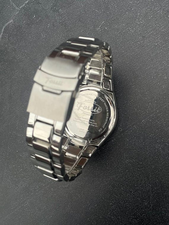 Fossil Big Tic Flame Digital Animated Vintage Retro Wrist Fossil Big Tic Flame Digital Animated Vintage Retro Wrist
