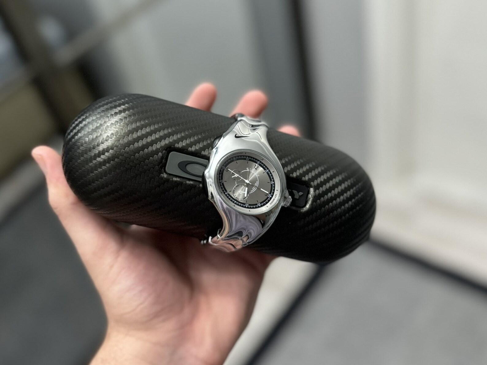 Triax Armored Chrono Y2k Swoosh Wrist Watch Inspired by Nike WR0068 Etsy