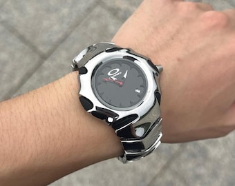 腕時計 y2k OAKLEY オークリー　オマージュ② 即日発送‼️ オークリー Y2K watch テック系 腕時計 oakley