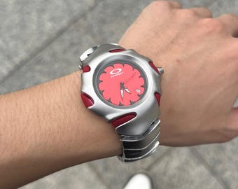 Oakley 腕時計 ブレイド スイス製 シルバー - メルカリ