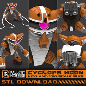 Cyclops Moon Mobile Suit 3D Printable Download