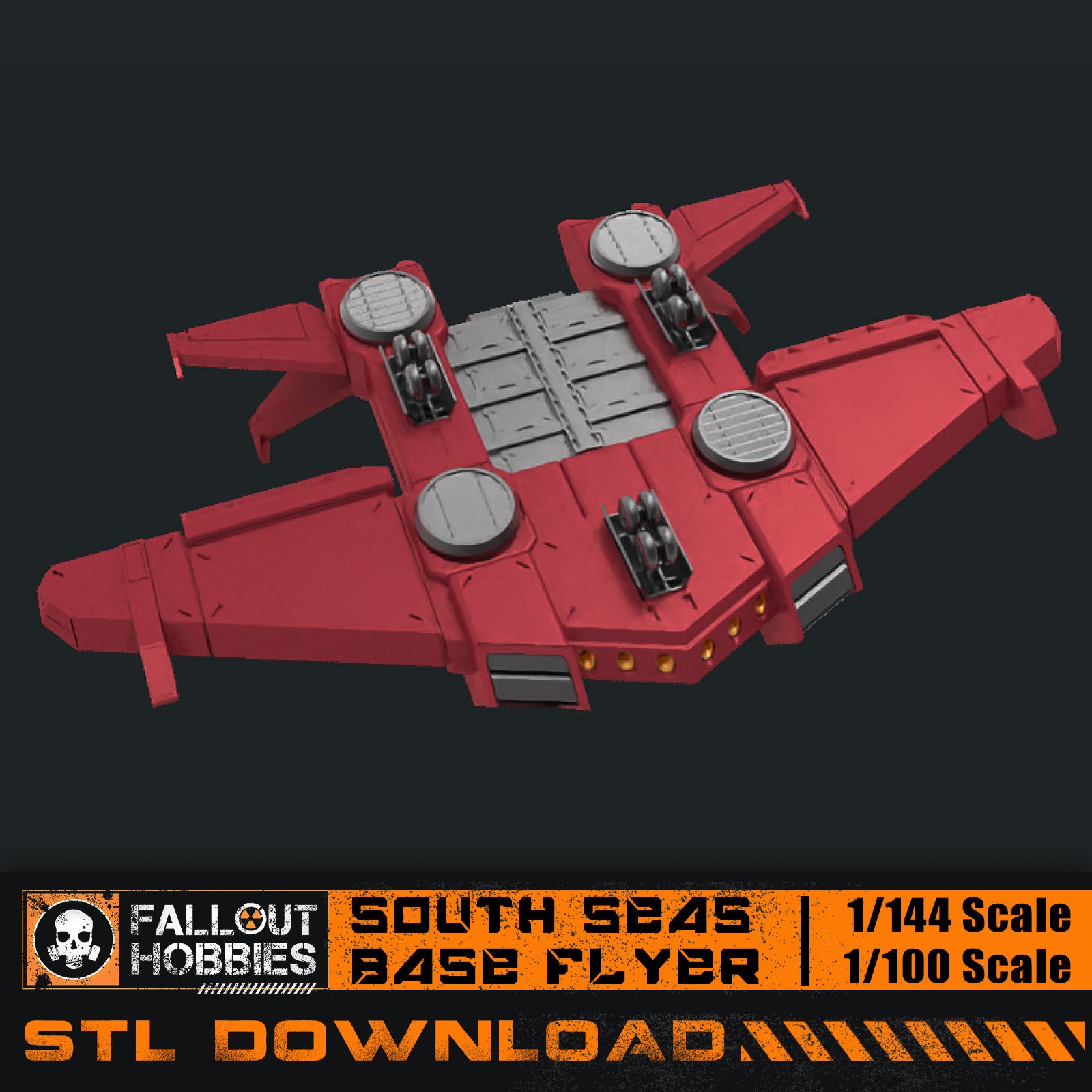 South Seas Base Lander 3D Printable Model Kit - Etsy